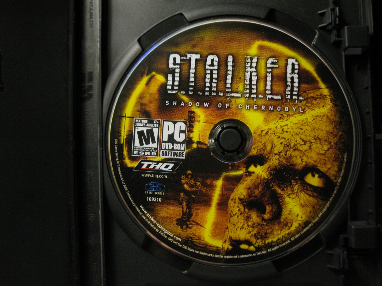 2006 PC Video Game: Stalker - Shadow of Chernobyl, disc only