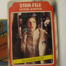 (TC-1269) 1980 Star Wars - Empire Strikes Back Trading Card #3 - Star File Princess Leia