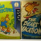 Dr. Seuss Beginner Books: 1968 B-52- Bears Vacation & 1975 B-60 Bear Detectives