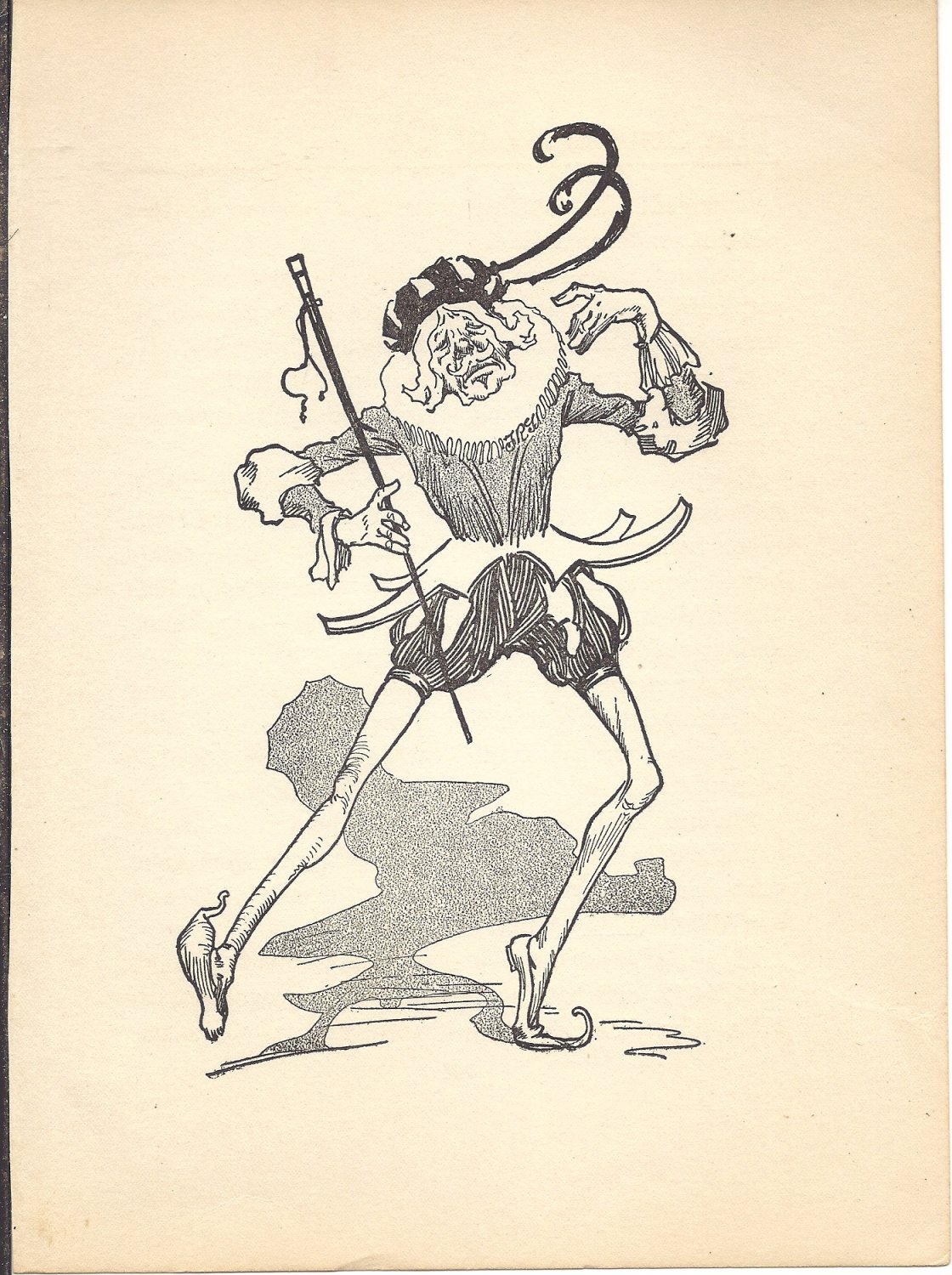 John R, Neill - 1915 The Scarecrow of OZ - Full Page Print #8