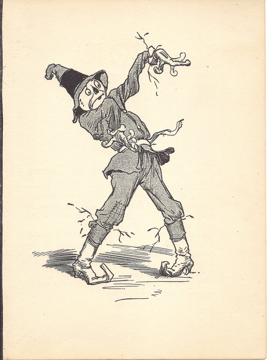 John R, Neill - 1915 The Scarecrow of OZ - Full Page Print #17