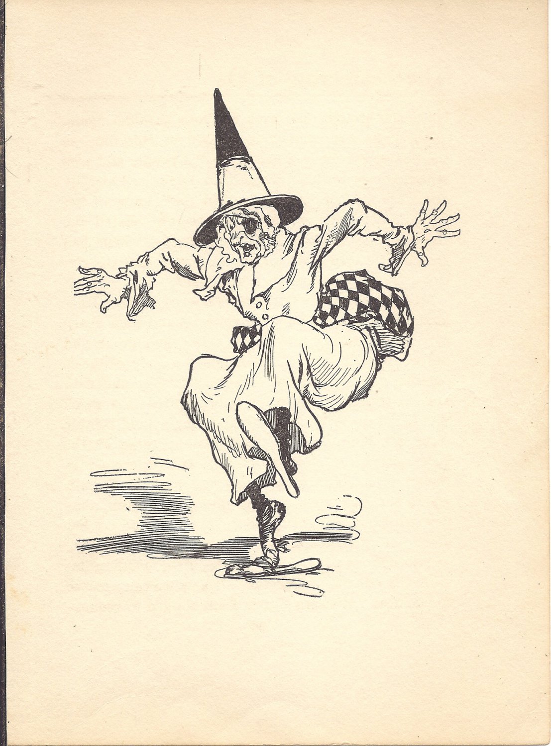 John R, Neill - 1915 The Scarecrow of OZ - Full Page Print #19