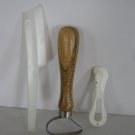 3 Clay / Pottery forming cutting shaping tools