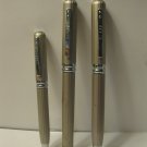 (BX-15) Blass 3 piece Pen & Pencil set - Silver Finish