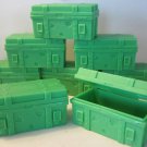 Grossery Gang : Green Footlocker mini storage case - hard plastic