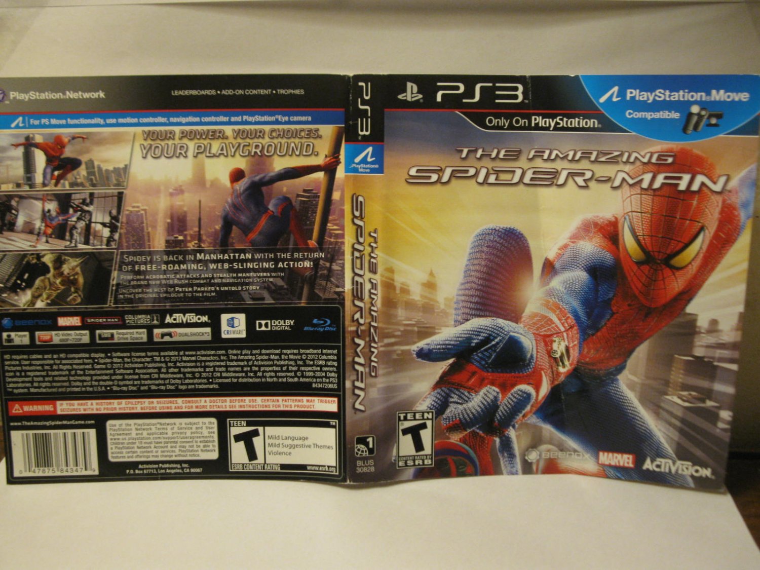 amazing spider man 2 game cover ps3