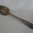 National Silver 1937 Rose & Leaf Pattern Silver Plated 6" Teaspoon #1