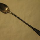 Rogers Bro. 1910 Verona Pattern Silver Plated 7.5" Iced Tea Spoon - 'N' Monogram #1