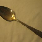 National Silver 1937 Rose & Leaf Pattern Silver Plated 8" Table Spoon #2