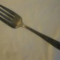 National Silver 1937 Rose & Leaf Pattern Silver Plated 8" Cold Meat Fork