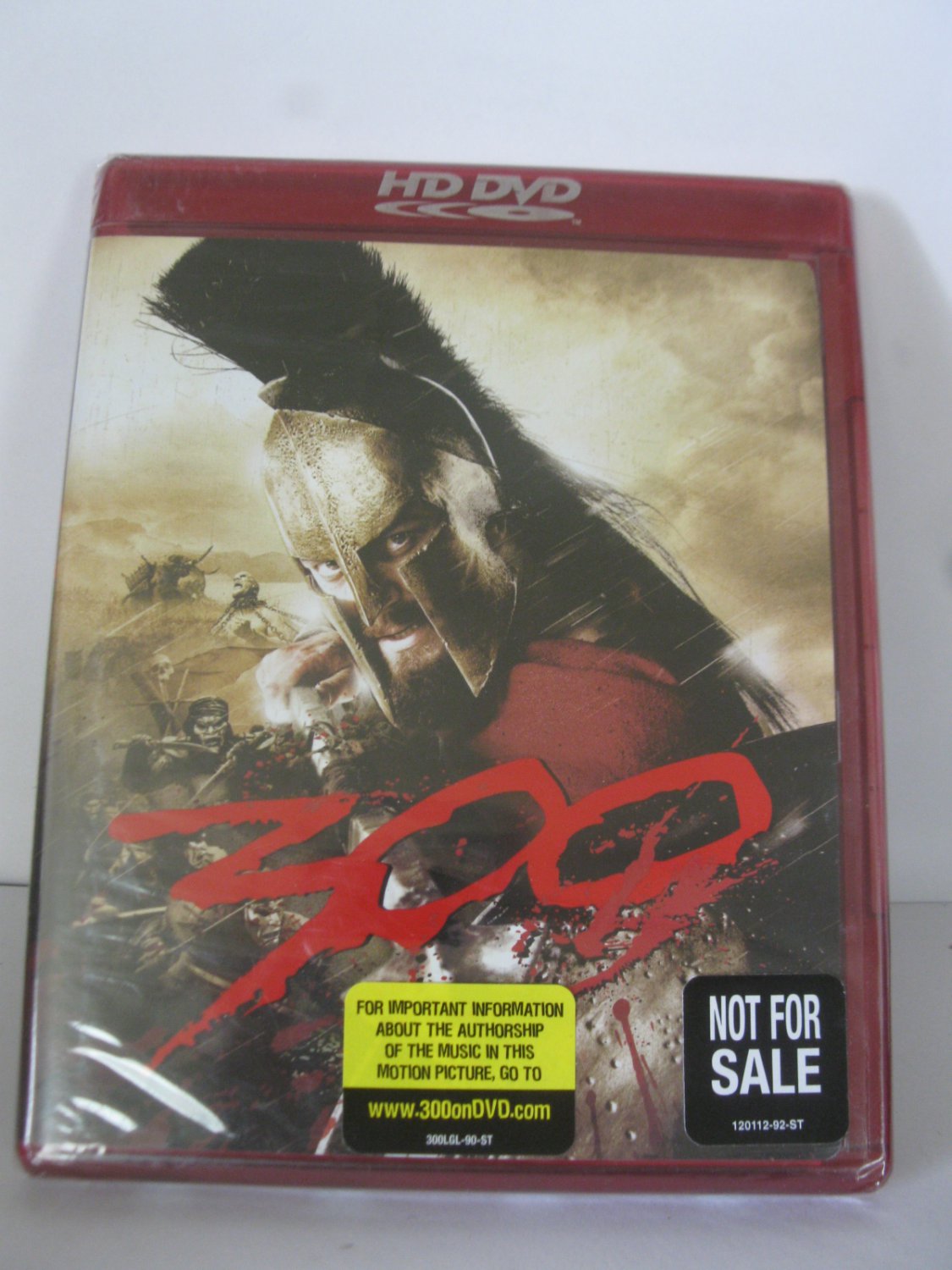 HD DVD Movie: 300 - Brand New , WB Factory Sealed