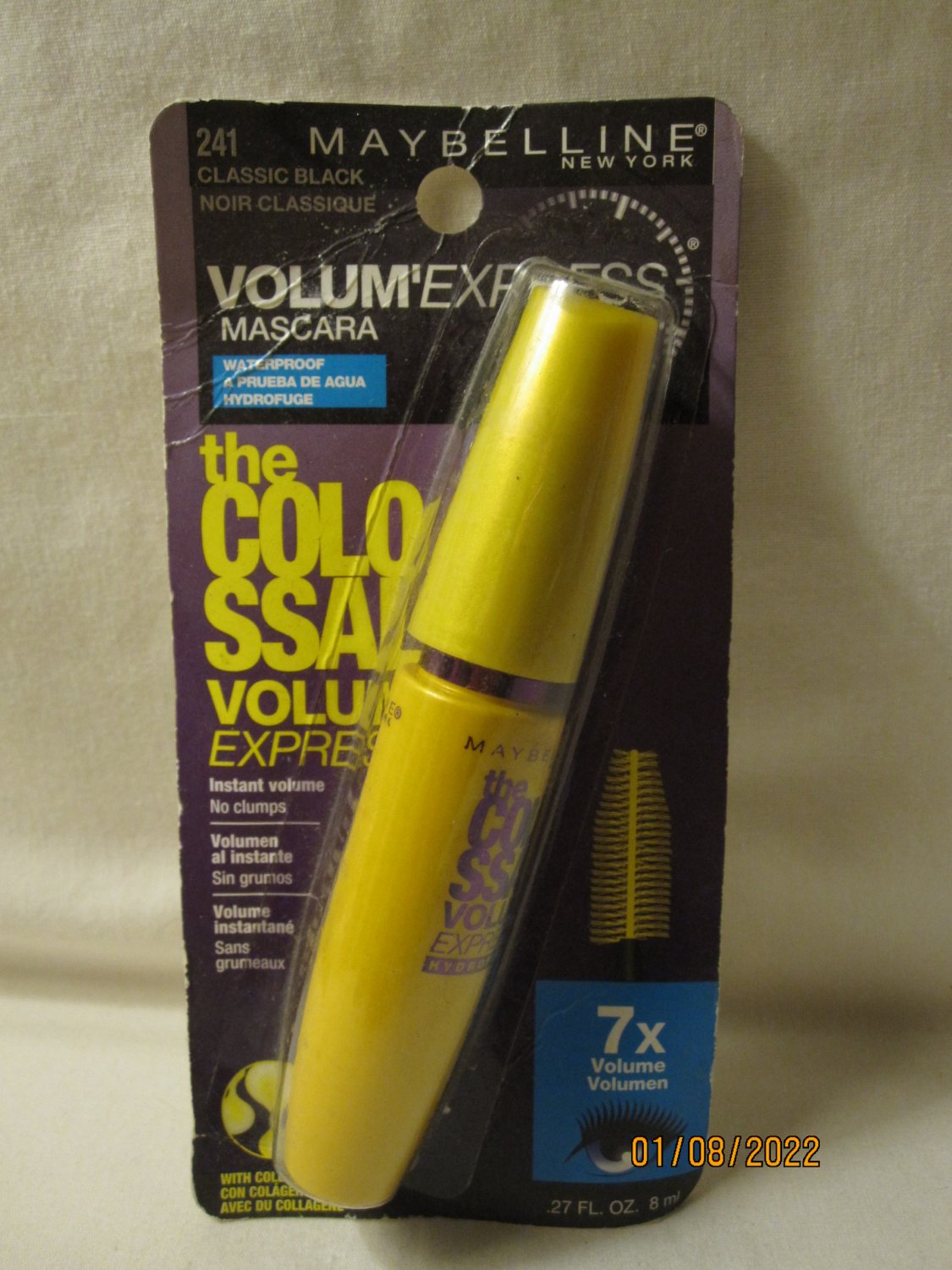 Make-Up: Maybelline Volum'Express Mascara: The Colossal: #241 Classic Black