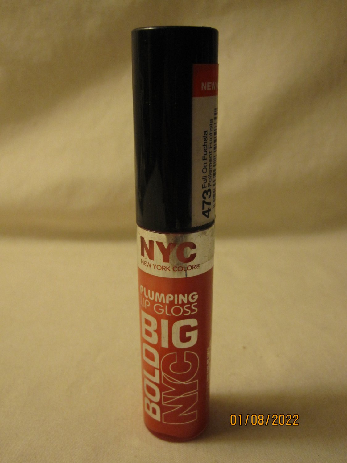 Make-Up: NYC New York Color Big Bold Plumping Lip Gloss: #473 Full of Fuchsia