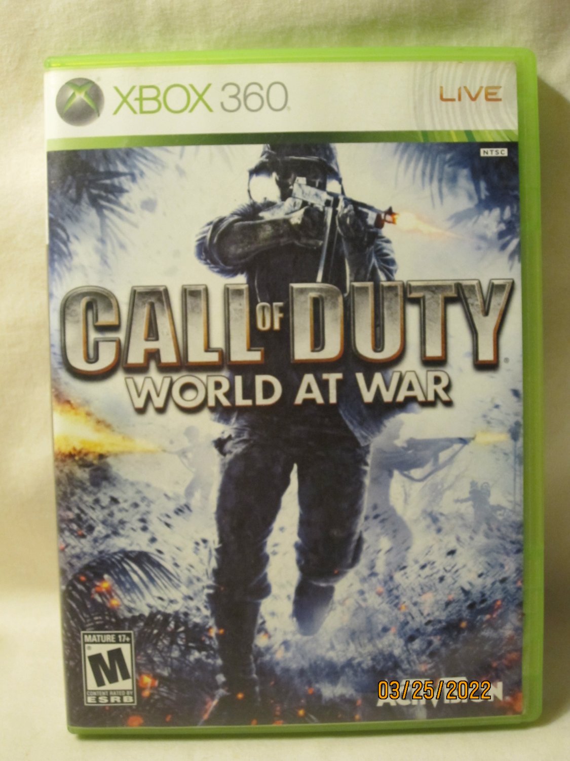 Xbox 360 Video Game: Call of Duty - World at War