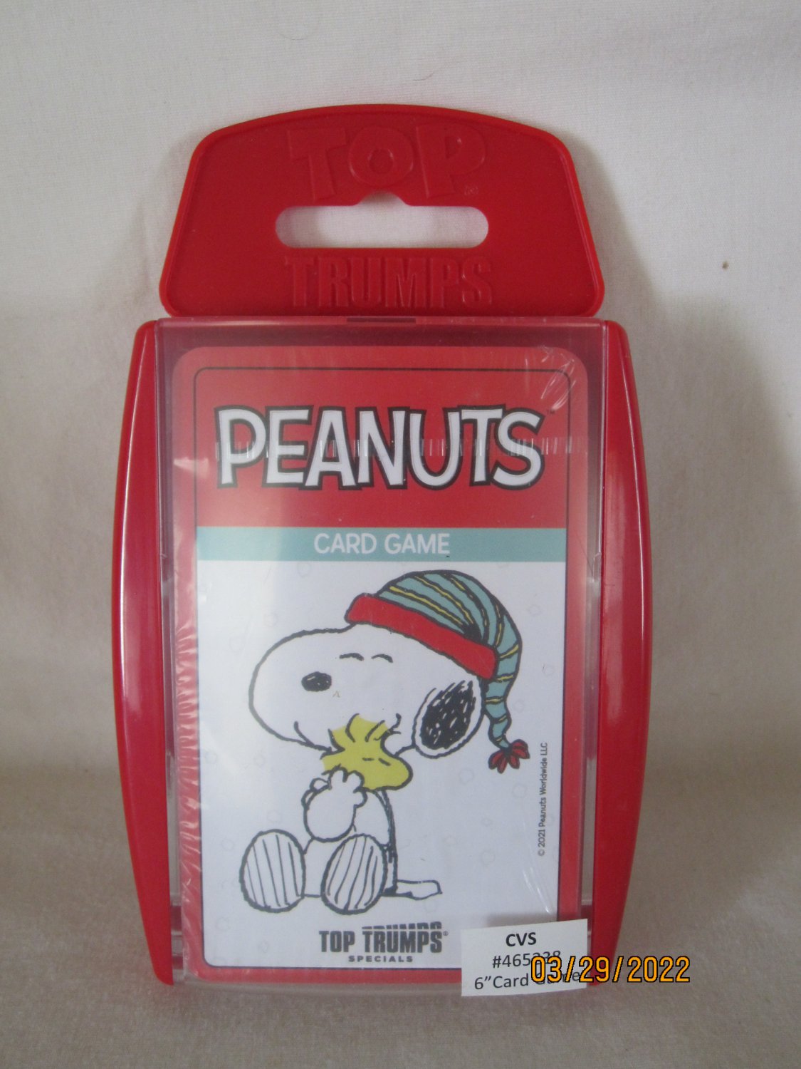 2021 Top Trumps Card Game: Peanuts / Snoopy - Brand New / Factory Sealed
