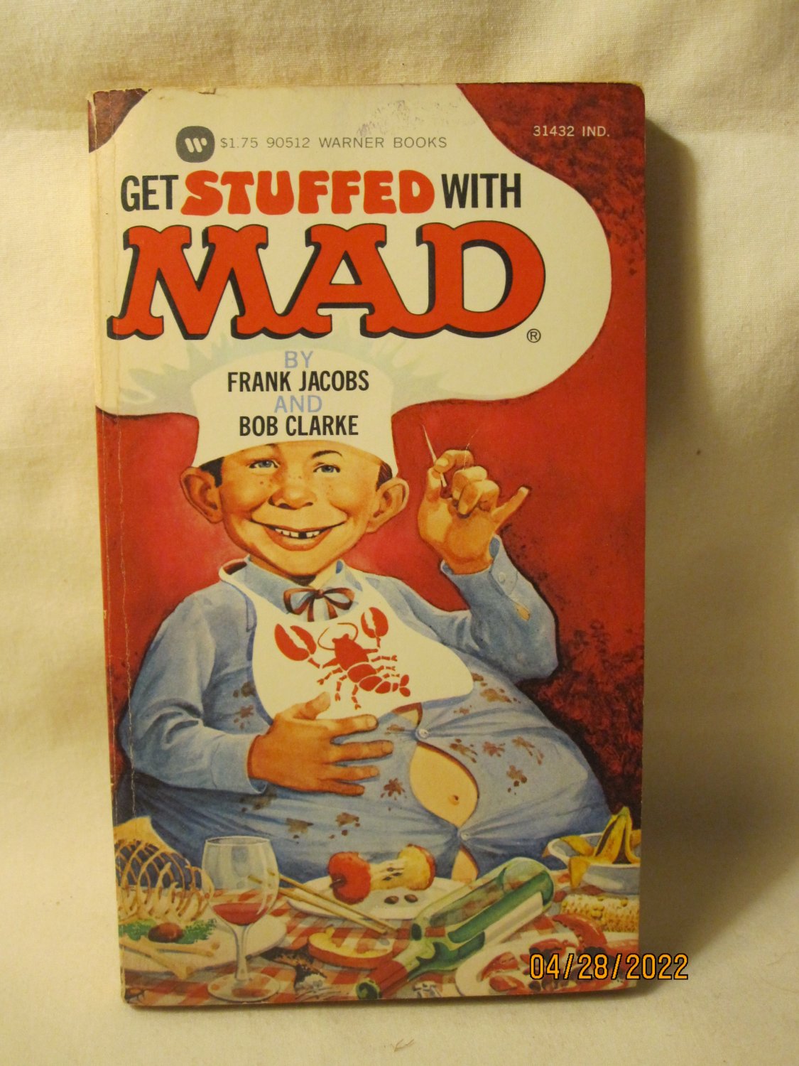 1981 Get Stuffed with MAD #8 - Warner Books p/b book, stated 1st print