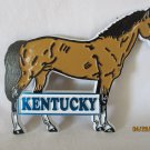 vintage Souvenir / Travel Refrigerator Magnet: 4"x5" Kentucky Horse