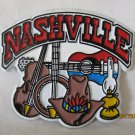 vintage Souvenir / Travel Refrigerator Magnet: 3"x3" Nashville Country Music Instruments & Hat