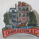 vintage Souvenir / Travel Refrigerator Magnet: 2.5"x2.5" Charleston South Carolina Houses