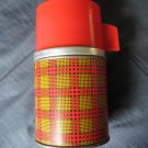 1955 Aladdin 'Best Buy' Thermos Bottle #WM90C - Red Plaid , complete with Seal
