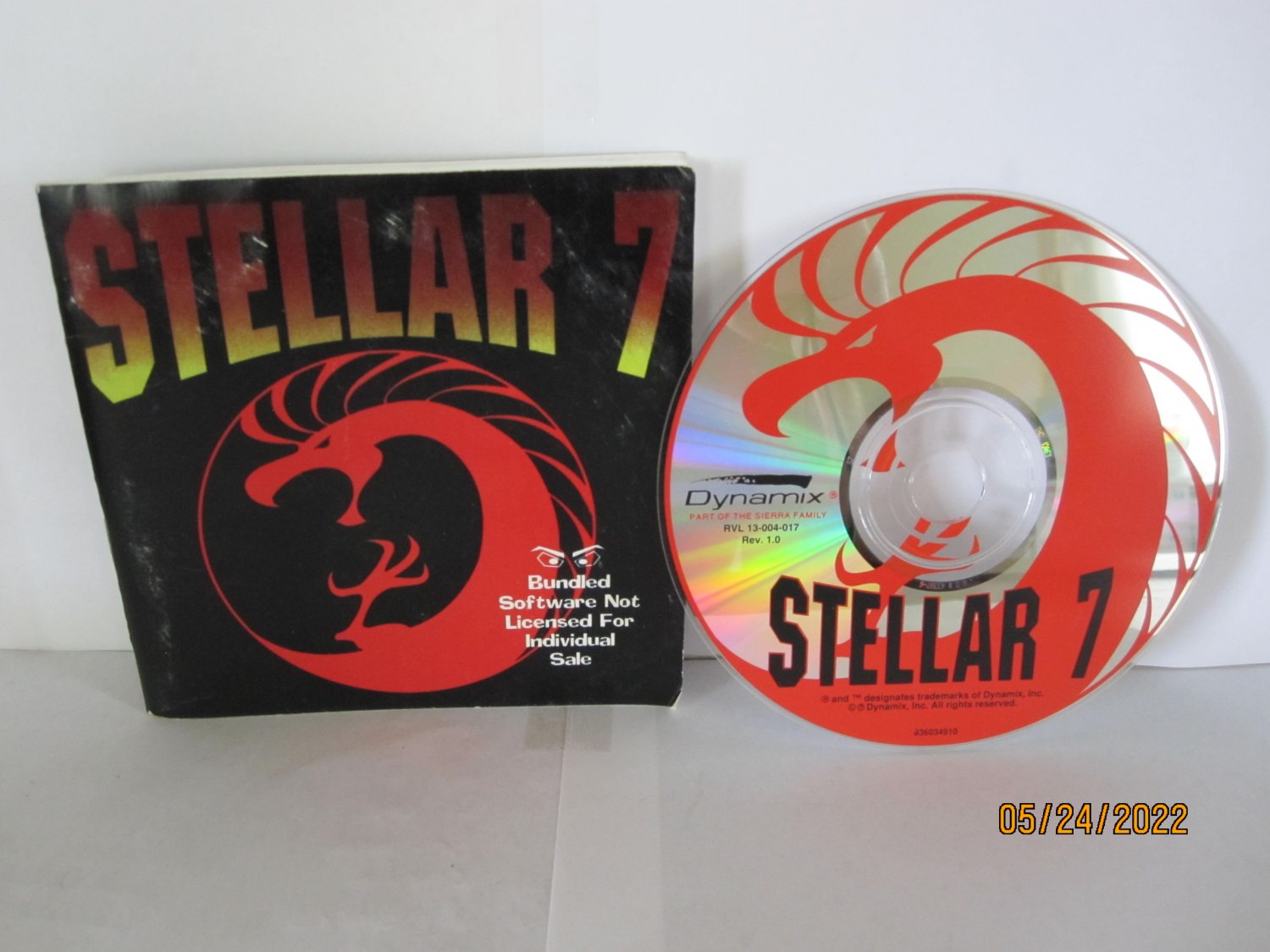 1992 PC Video Game: Stellar 7