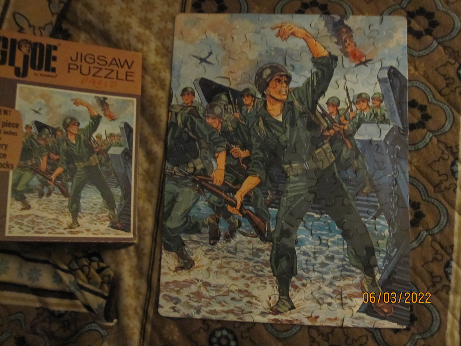 1965 GI Joe 100 piece Jigsaw Puzzle verified complete, Whitman 4611