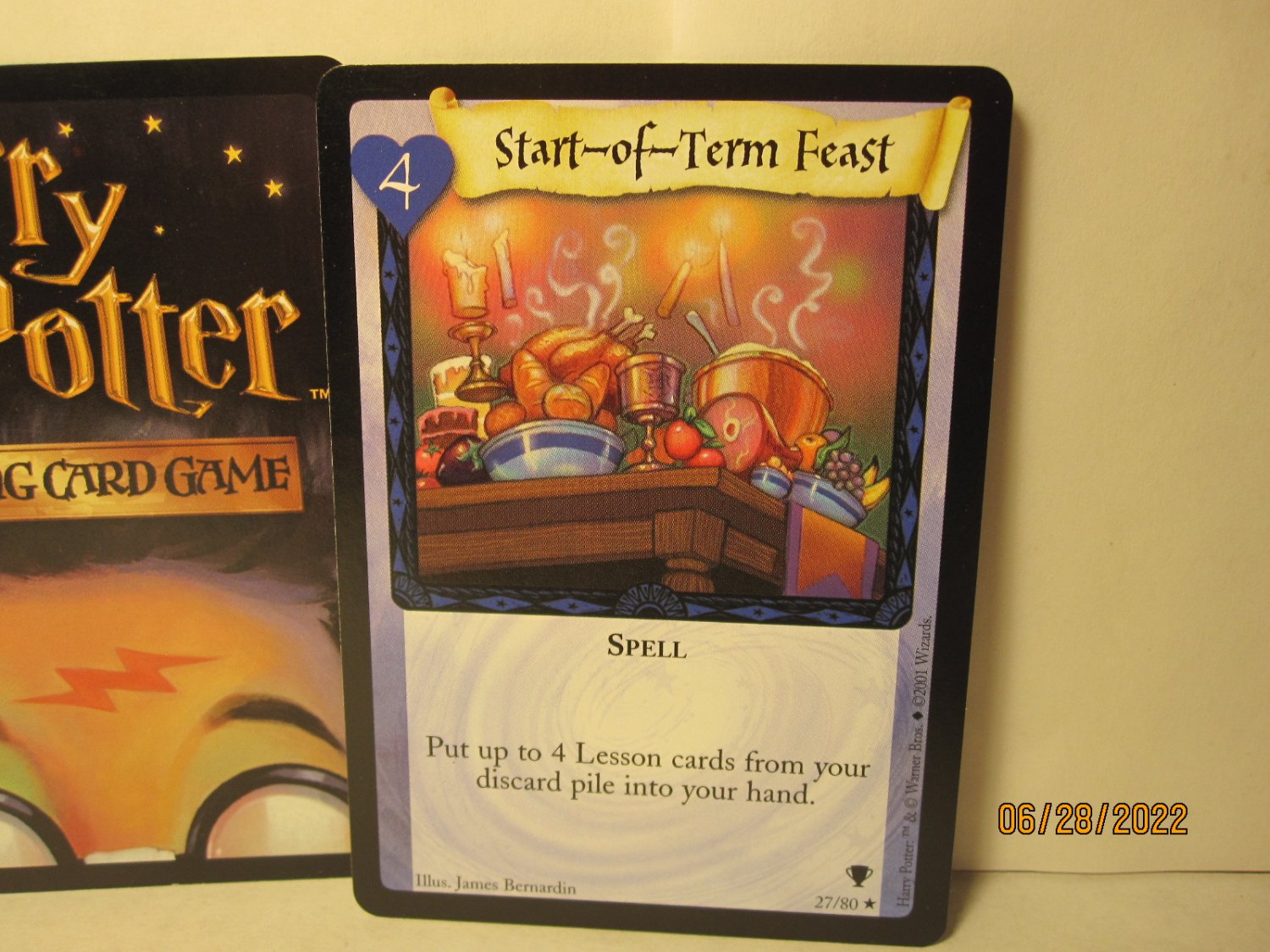 2001 Harry Potter TCG Card #27/80: Start-Of-Term Feast