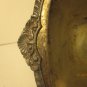 old Silver Footed Serving Bowl, Rim Details - 8"x5"x3" w/ 3 Hallmarks