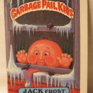 1987 Garbage Pail Kids trading card #372a: Jack Frost / Off-Center