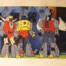 1985 Transformers Action trading card #159: Decepticon Destroyers