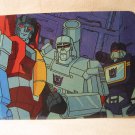1985 Transformers Action trading card #51: Starscream Challenges Megatron