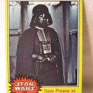 1977 Star Wars - a New Hope Trading Card #183: Dave Prowse as Darth Vader