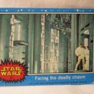 1977 Star Wars - a New Hope Trading Card #41: Facing the deadly chasm