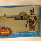 1977 Star Wars - a New Hope Trading Card #18: Artoo-Detoo is missing