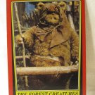 1983 Star Wars - Return of the Jedi Trading Card #89: The Forest Creatures
