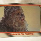 1980 Star Wars - Empire Strikes Back Trading card #31: Zeroing in on Chewie