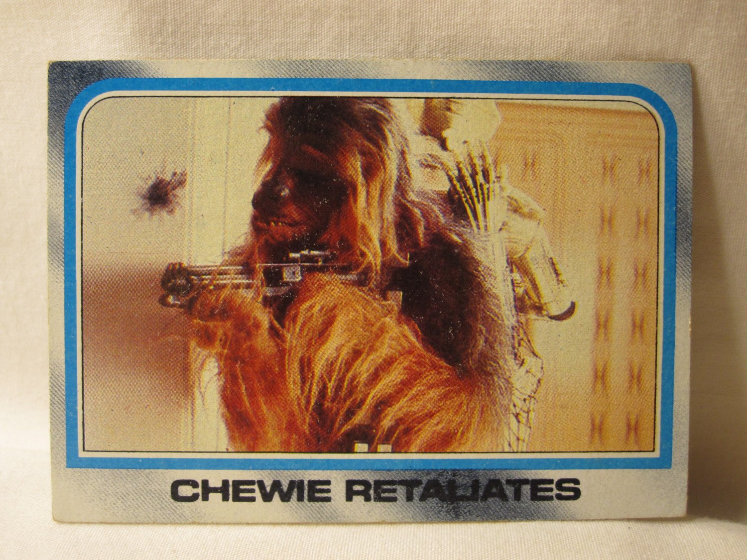 1980 Star Wars - Empire Strikes Back Trading Card #249: Chewie Retaliates