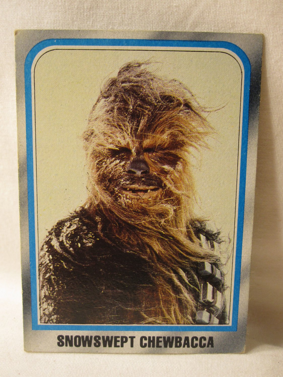 1980 Star Wars - Empire Strikes Back Trading card #238: Snowswept Chewbacca