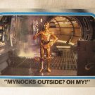 1980 Star Wars - Empire Strikes Back Trading card #230: Mynocks outside, Oh My
