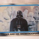 1980 Star Wars - Empire Strikes Back Trading card #165: Vader & his Snowtroopers