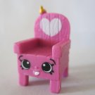 Shopkins: Season 5 figure #5-017 - dark pink Woody Garden Chair