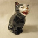 vintage 1930's Royal Doulton 2.5" Bone China figurine: "Lucky" the Black Cat, K-12