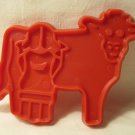 1978 Chilton 12 days of Christmas Cookie Cutter: Eight Maids a Milking