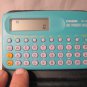 vintage Casio DC-200 'My Pocket Diary' w/ vinyl case- tested , rare Turquoise