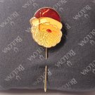 vintage enamel Lapel Pin: 1979 Centennia Santa Claus Stick Pin - 2"