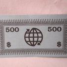 1966 As The World Turns Board Game Piece: (1) $500 Bill