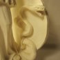 old 10" tall White Statue of Athena - Snake Shield, very detailed
