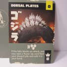 2021 Godzilla, Tokyo Clash Board game piece: Godzilla card - Dorsal Plates / 0