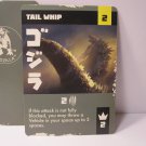 2021 Godzilla, Tokyo Clash Board game piece: Godzilla card - Tail Whip / 2