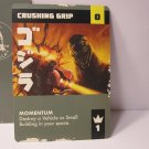 2021 Godzilla, Tokyo Clash Board game piece: Godzilla card - Crushing Grip / 1